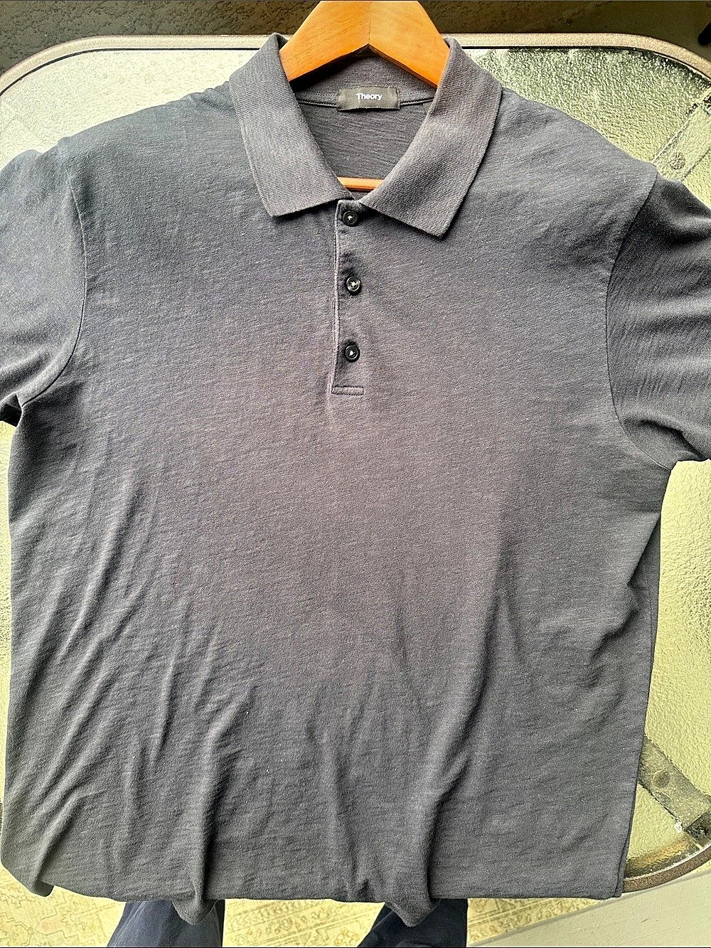 Theory Men's Polo in blue